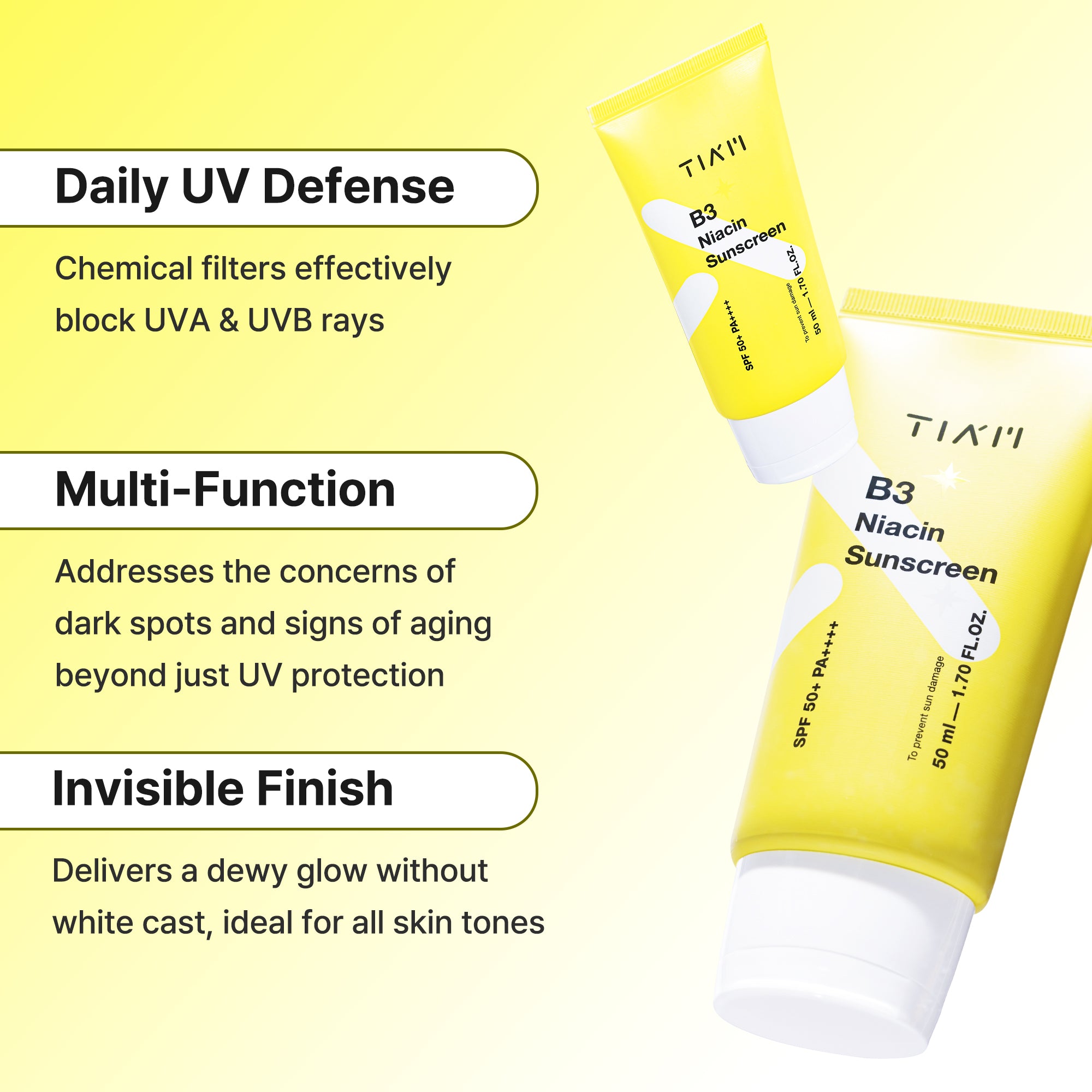 B3 Niacin Sunscreen