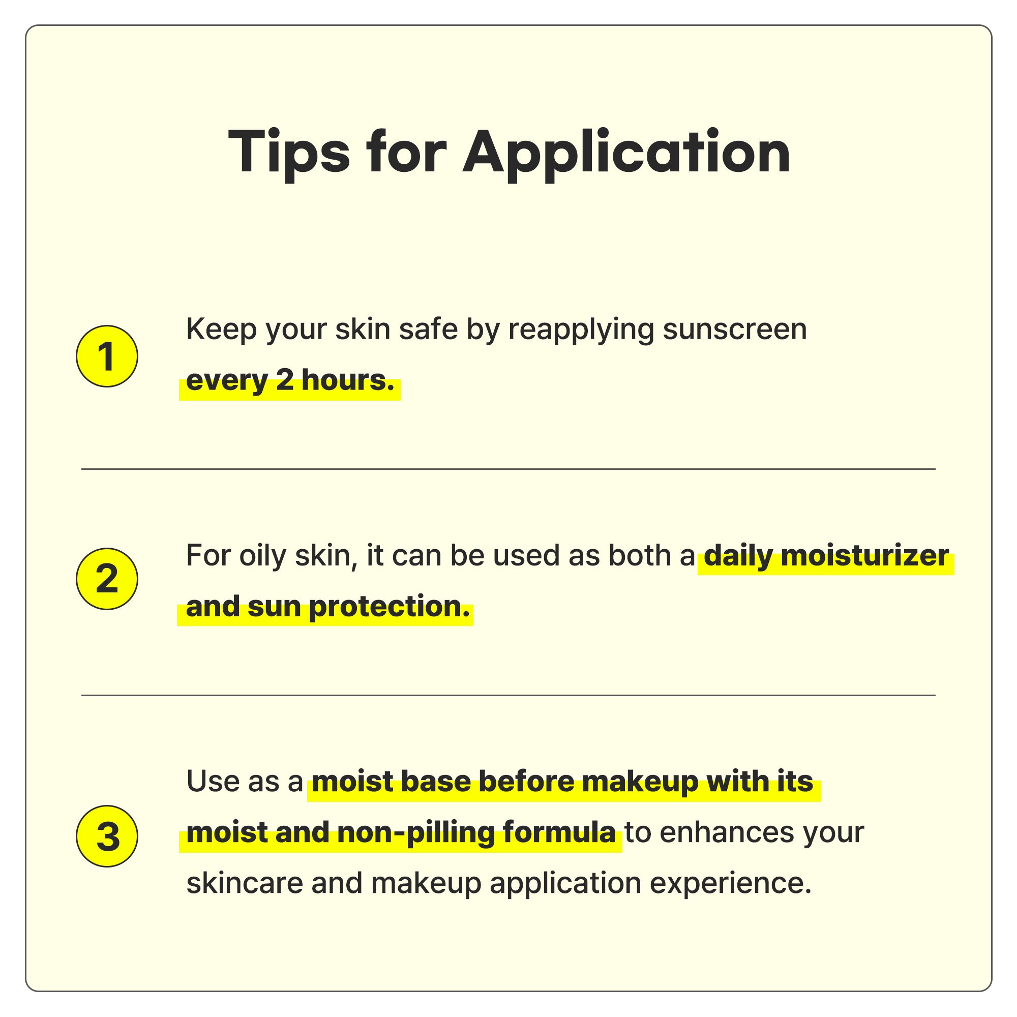 B3 Niacin Sunscreen