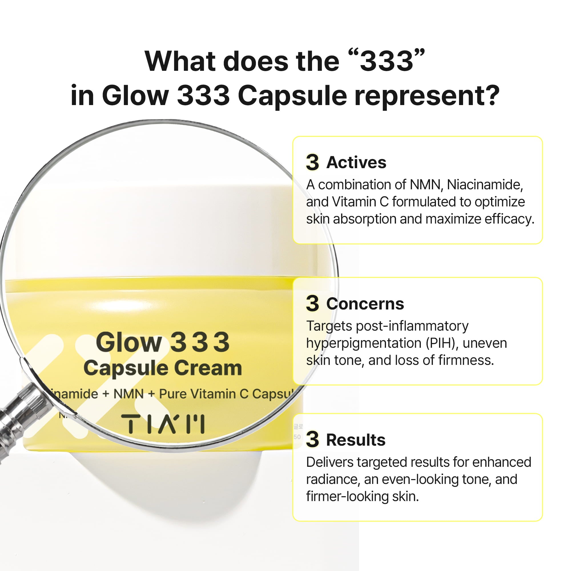 Glow 333 Capsule Cream 50ml