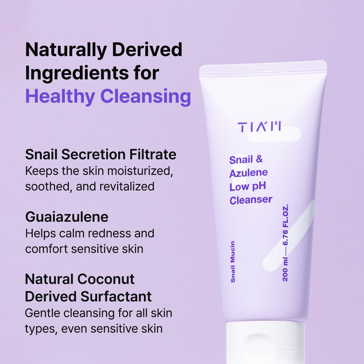 Snail & Azulene Low pH Cleanser